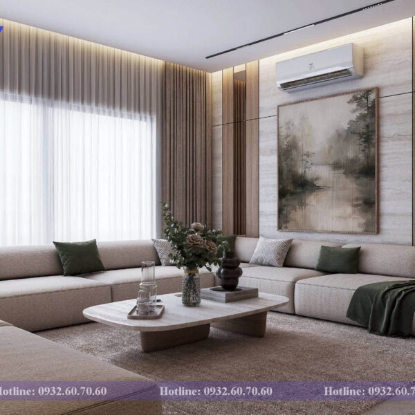 Thi Công Nội Thất Phòng Khách Hiện Đại – Không Gian Sống Ấm Áp