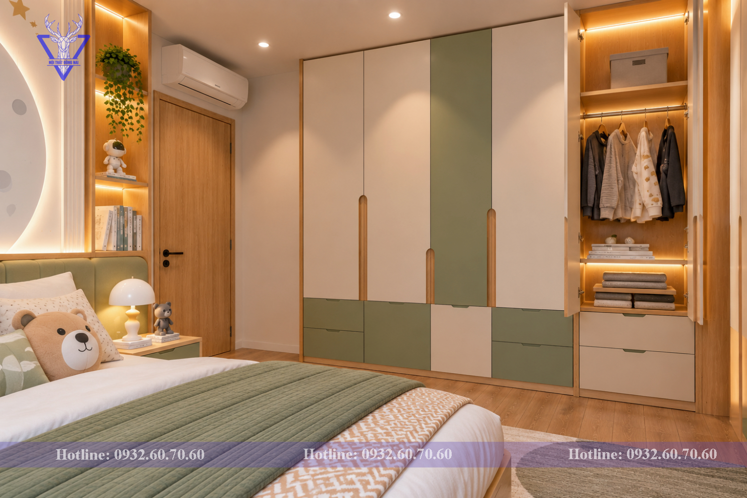 Thi Công Phòng Ngủ Trẻ Em – Thế Giới Riêng Của Bé